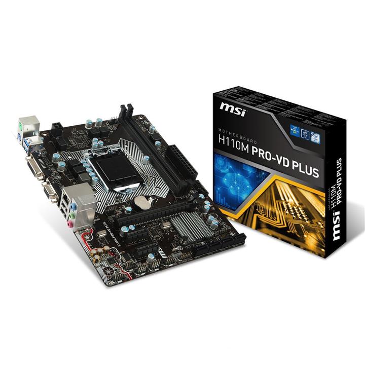 مادربرد ام اس آی مدل H110M PRO-VH PLUS MSI H110M PRO-VH PLUS Motherboard